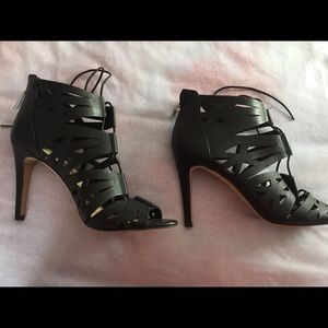 Jessica Simpson Black Sandal Heels